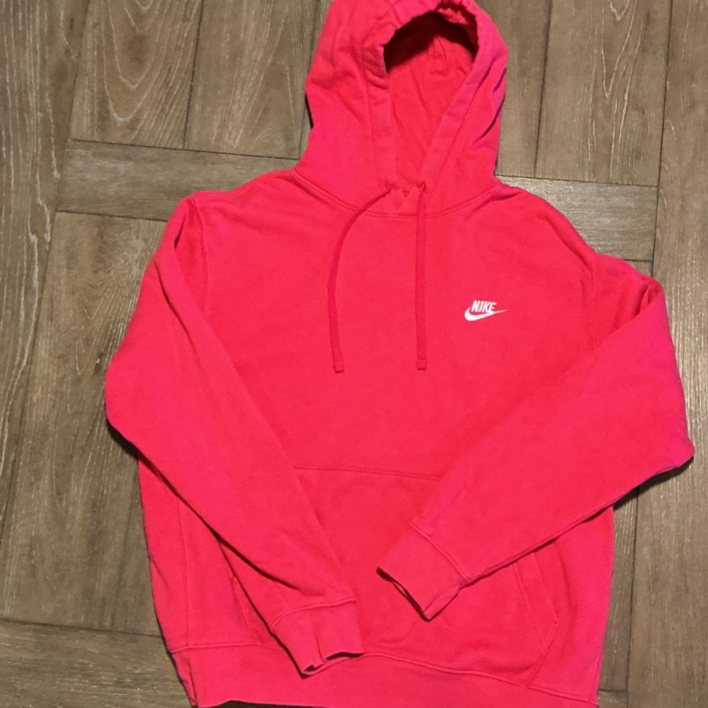 Nike Men's Vibrant Pink Hoodie